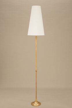 Stanislas classic golden floor lamp. Objet insolite. 