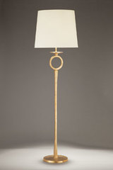 Lampadaire doré en bronze massif Diego. Objet insolite. Lampadaire doré en bronze massif Diego. Objet insolite.