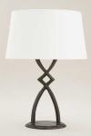Lampe de table en bronze noir Mona. Objet insolite. 