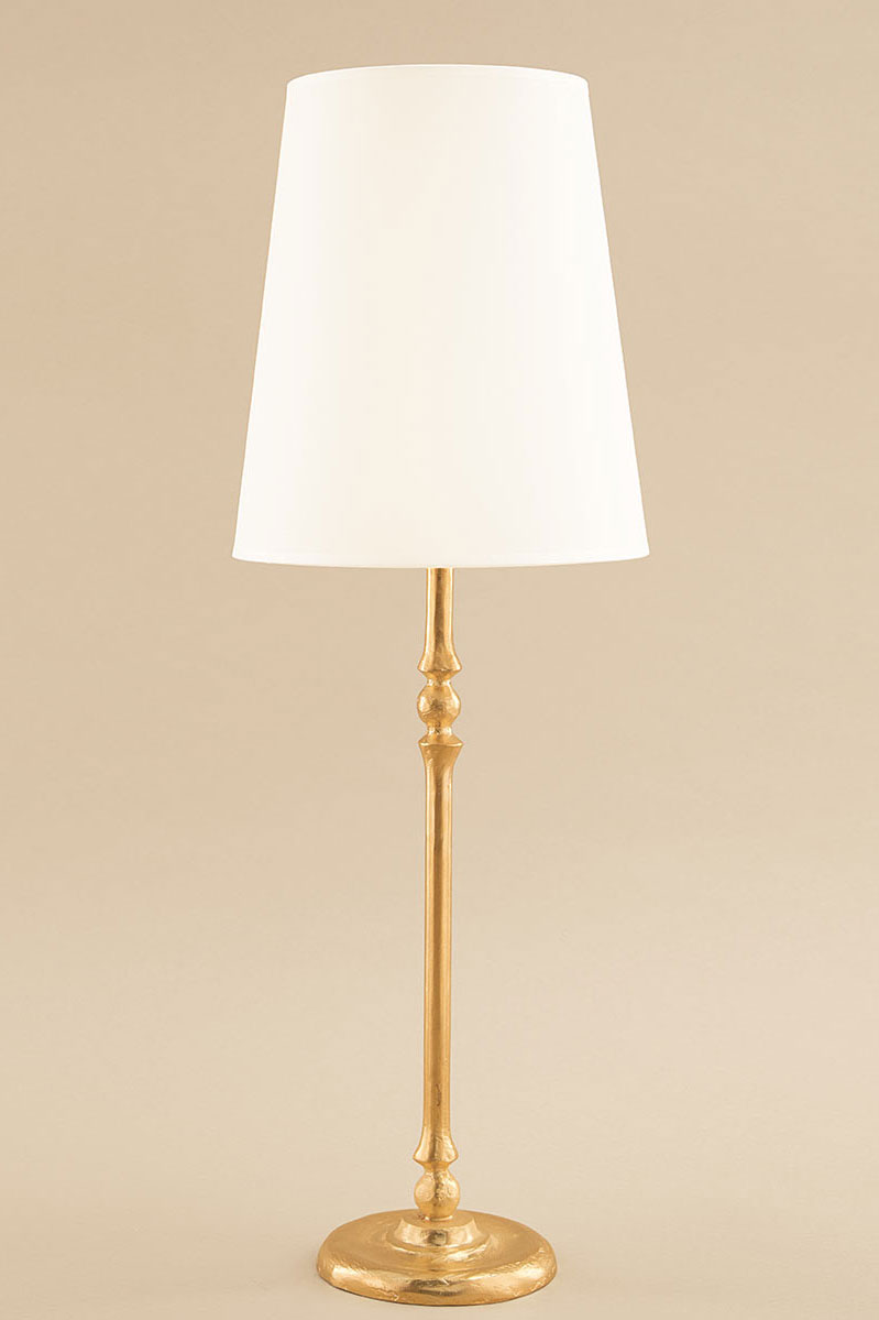 Stanislas lampe de table classique dorée. Objet insolite. 