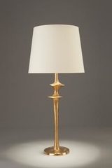 Mancha organic golden table lamp. Objet insolite. 