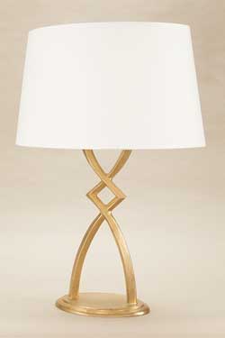 Mona gilded bronze table lamp . Objet insolite. 