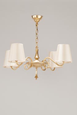 Vendome lustre antique en bronze doré. Objet insolite. 