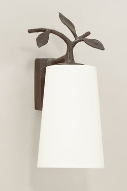 Dolce black and white wall lamp. Objet insolite. 