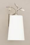 Dolce Sconce Plant Satin Nickel. Objet insolite. 