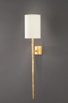 Héra long spear wall lamp in gilded bronze. Objet insolite. 
