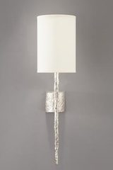 Hera short wall light in satin nickel bronze. Objet insolite. 