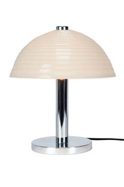 Cosmo Step lampe de bureau blanche en porcelaine. Original BTC. 