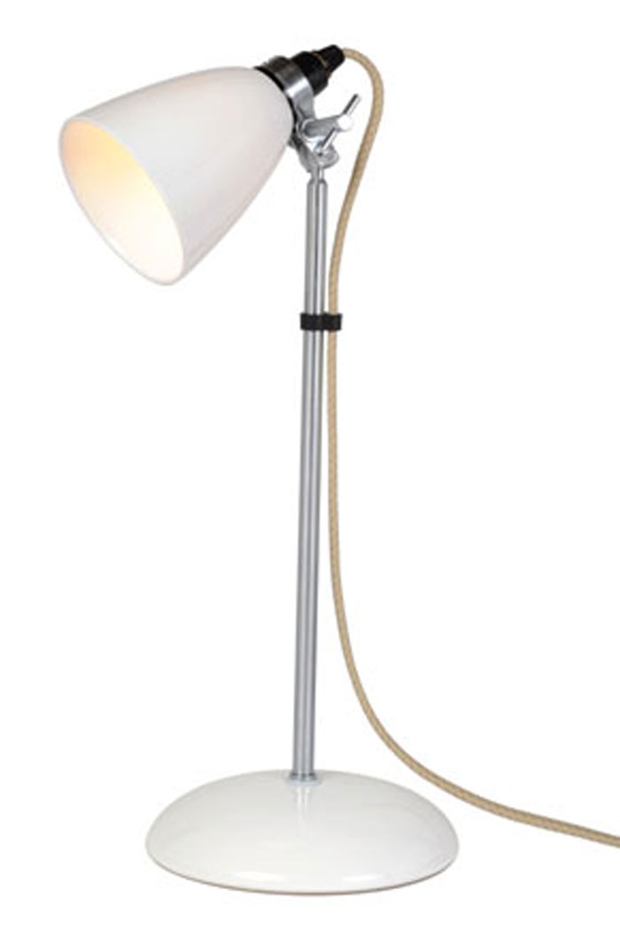Hector small white table lamp. Original BTC. 