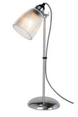 Primo fluted glass desk lamp. Original BTC. Primo fluted glass desk lamp. Original BTC.