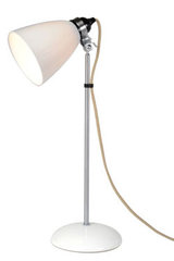 Hector lampe de table moyen modèle en porcelaine naturelle. Original BTC. 