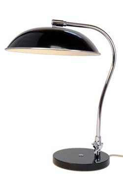 Hugo lampe de bureau noire. Original BTC. 