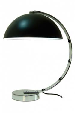 London lampe de bureau noire. Original BTC. 