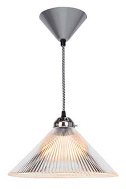 Coolie Prismatic pendant lamp. Original BTC. 