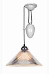 Coolie Prismatic pendant lamp up and down. Original BTC. 