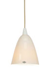 Hector pendant lamp large model in porcelain. Original BTC. 