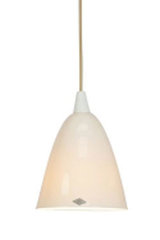Hector pendant lamp large model in porcelain. Original BTC. 