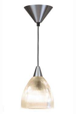 Optico Prismatic pendant lamp. Original BTC. 