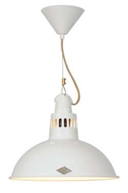 Paxo white pendant lamp. Original BTC. 