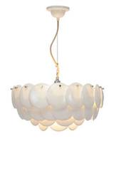 Pempridge pendant lamp medium model in fine porcelain. Original BTC. 