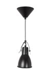Small black industrial style pendant lamp Stirrup. Original BTC. 