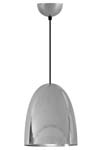 Stanley large pendant lamp in bright nickel. Original BTC. 