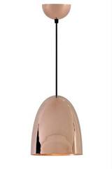 Stanley medium pink copper pendant lamp. Original BTC. 