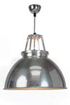 Titan large aluminium pendant lamp without glass. Original BTC. 