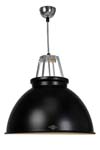 Titan large black pendant lamp without glass. Original BTC. 