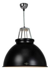 Titan large black pendant lamp without glass. Original BTC. 