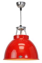 Titan red pendant lamp medium model without glass. Original BTC. 