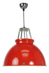 Titan red large pendant lamp without glass. Original BTC. 