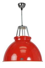 Titan red large pendant lamp without glass. Original BTC. 