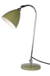 Task Solo Lampe de bureau en métal vert olive. Original BTC. 