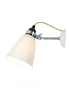 Hector medium wall lamp in white. Original BTC. 