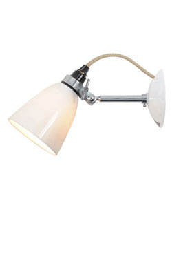 Hector small white wall lamp. Original BTC. 