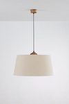 Bamboo Fogo grande suspension en bois. Paulo Coelho. 