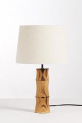 Bamboo Fogo petite lampe de table en bois. Paulo Coelho. 