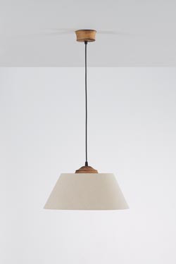 Bamboo Fogo petite suspension en bois. Paulo Coelho. 