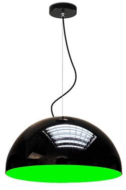 Glow suspension MM intérieur vert. Paulo Coelho. 