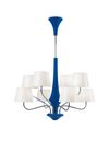 Lustre bleu Conic Mate 8 lumières. Paulo Coelho. 