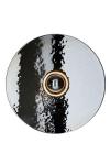 Silver disc wall light Zenith Mirage 50cm . RADAR. 