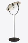 Cyclope contemporary floor lamp in gilded glass. RADAR. 