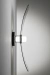 Wall lamp in silvered hammered glass Solar. RADAR. 