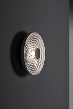 Pulse 60cm plaster dome wall light. RADAR. 