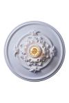 Classic 19th century ceiling light in white plaster Rivoli. RADAR. 