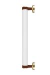 Roseline brass and glass bathroom wall light, 60 cm . Robin. 