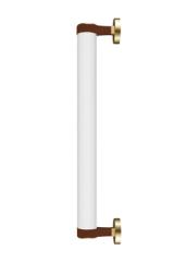 Roseline brass and glass bathroom wall light, 60 cm . Robin. 