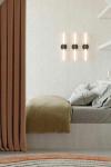 Contemporary black tube wall light with integrated LED Roos. Robin. 