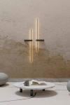 Large black metal wall light Rut. Robin. 